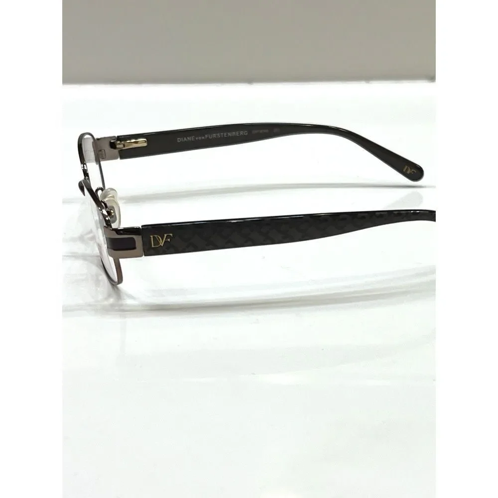 NEW Diane von Furstenberg DVF 8040 201 Glossy Bronze Eyeglasses Frames 52-16-135